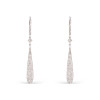 Pendientes largos lágrima pavé brillantes