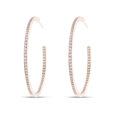 Pendientes Aros de brillantes