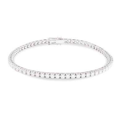 Pulsera Riviere Brillantes oro blanco