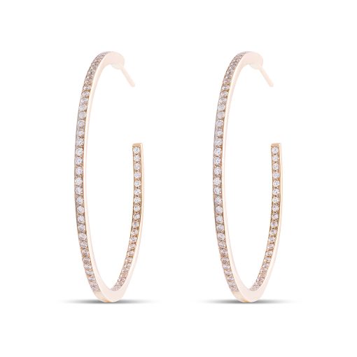 Pendientes Aros de brillantes