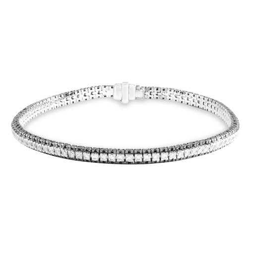 Pulsera Riviere Brillantes oro blanco