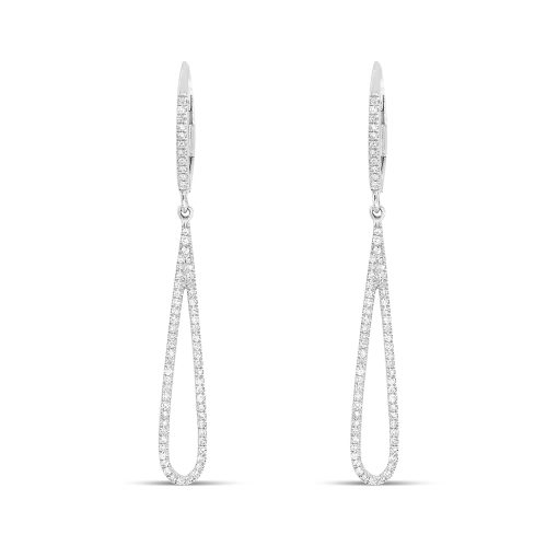 Pendientes largos lágrima