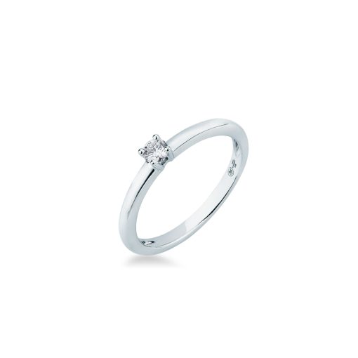 Anillo Solitario con diamantes