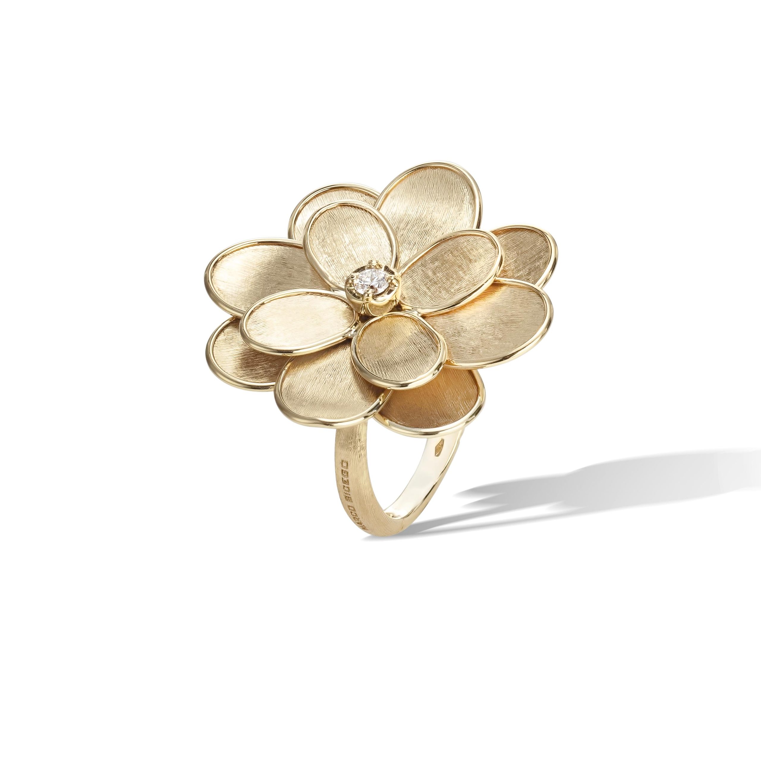 Anillo oro amarillo Petali