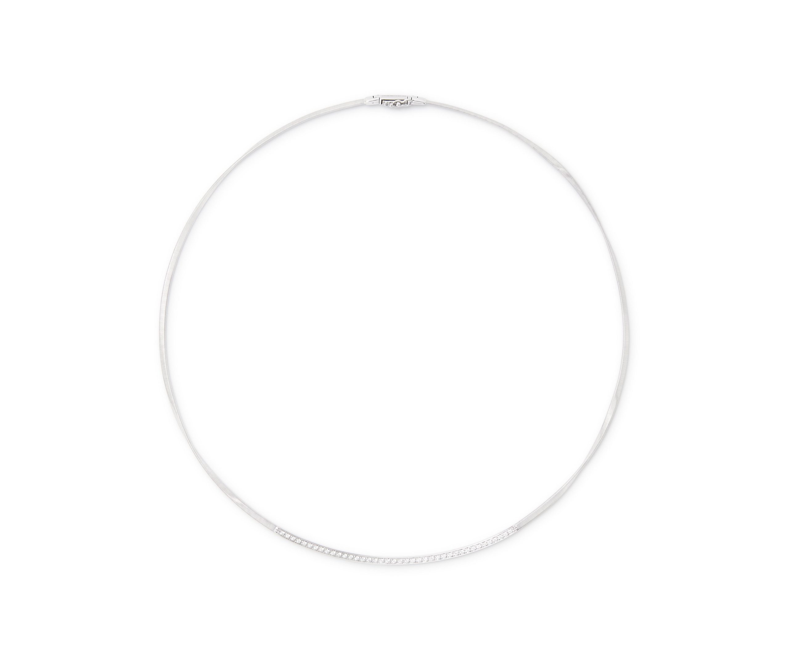 Collar oro blanco Goa