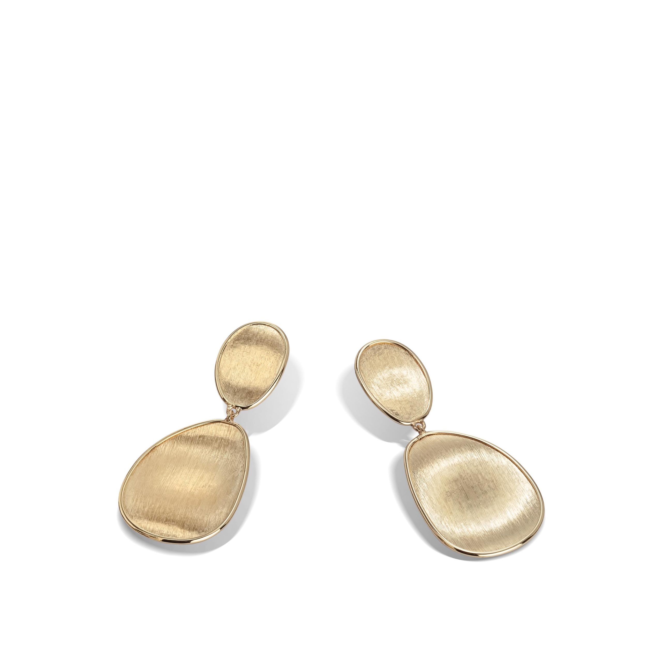 Pendientes oro amarillo Lunaria